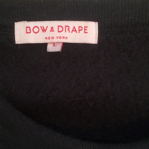 Bow & Drape Sweatshirt IS BUTTER A CARB? Large - Picture 3 of 6